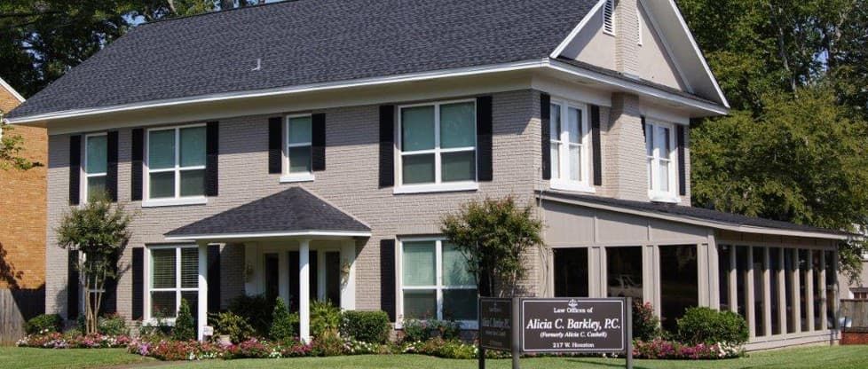 The Law Offices of Alicia Barkley building in Tyler, Texas